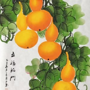 Jin Yue’s painting：Yu Fu Ling Meng-玉福临门