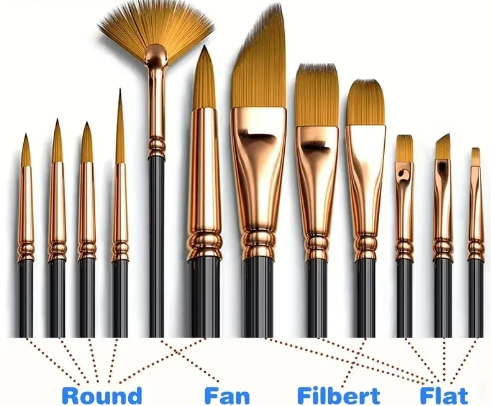 painting brushes