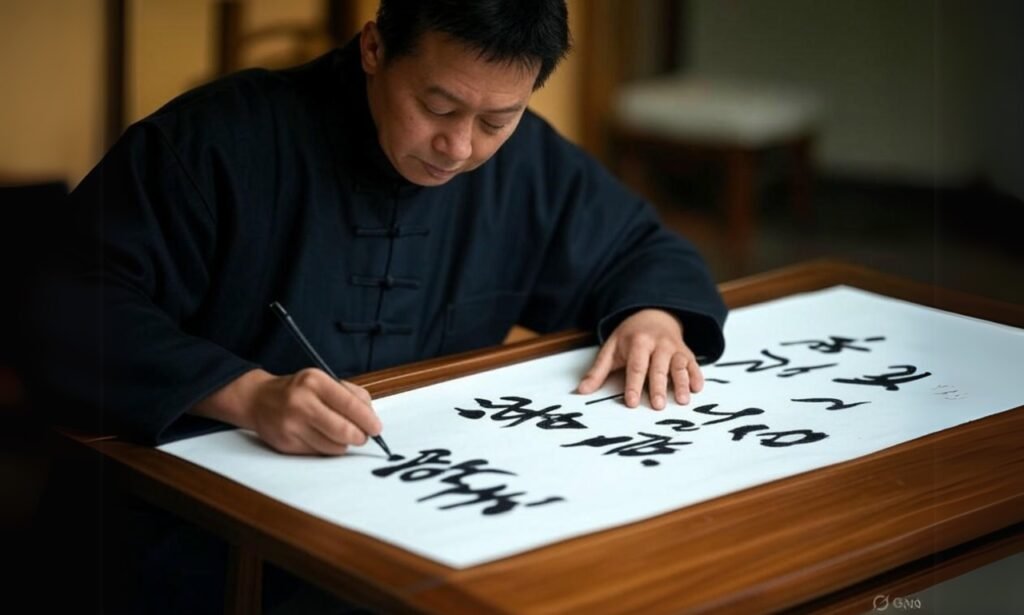 chinese calligraphy writing
