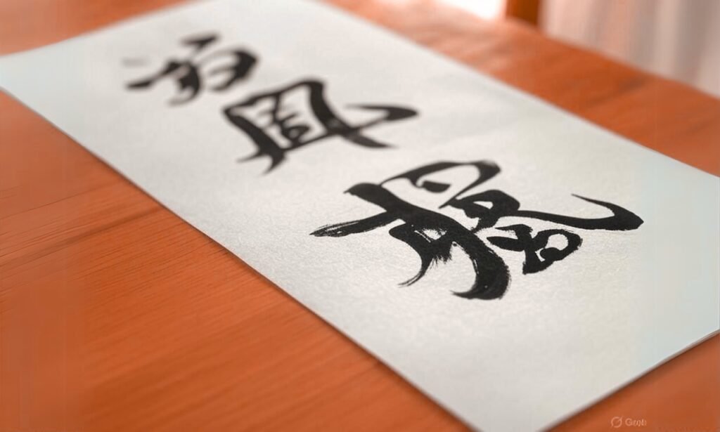 chinese calligraphy writing