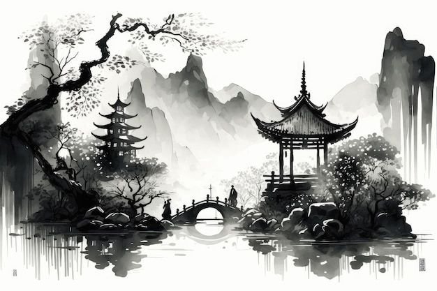 traditionals chinese drawings
